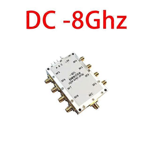 Sp8t Rf מתג DC-8ghz אלקטרוני Swit Control מיקרוגל אות ערוץ מיתוג יחיד להב שמונה לזרוק F / מגבר רדיו