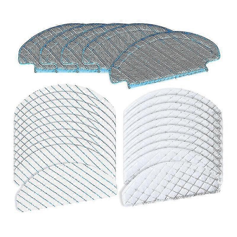 25 pcs replacement cleaning cloths compatible with ecovacs deebot ozmo t8 t8 aivi