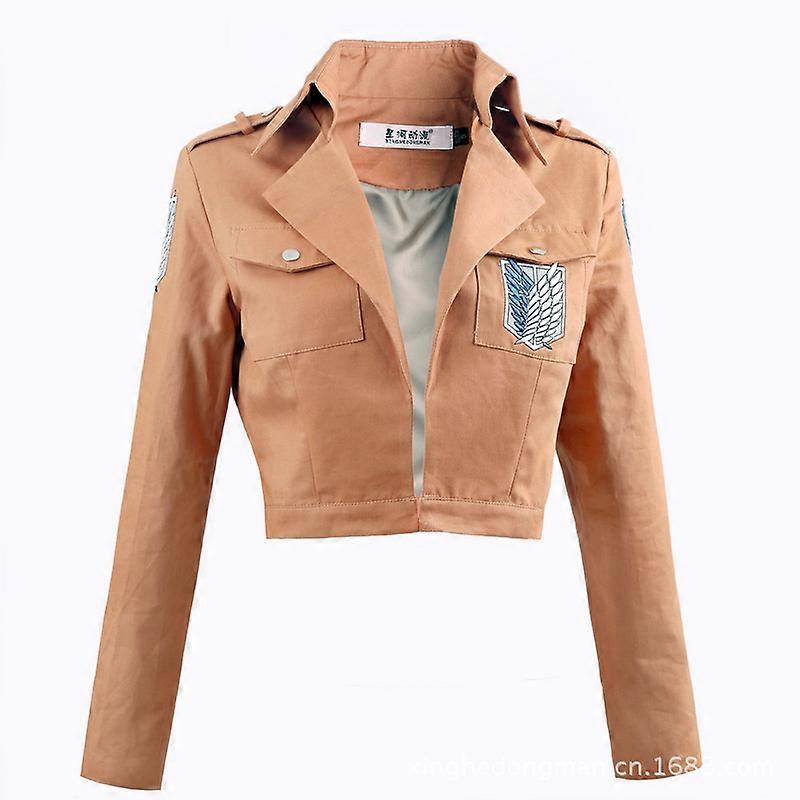 Attack on Titan Jacket Shingeki no Kyojin Legion Coat Cosplay Eren Levi Jacket Large Size s-3xl Halloween Costume