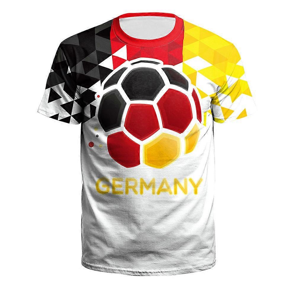 Wekity Fußball-WM 2022 Trikot Herren Fußballtrikot Deutschland