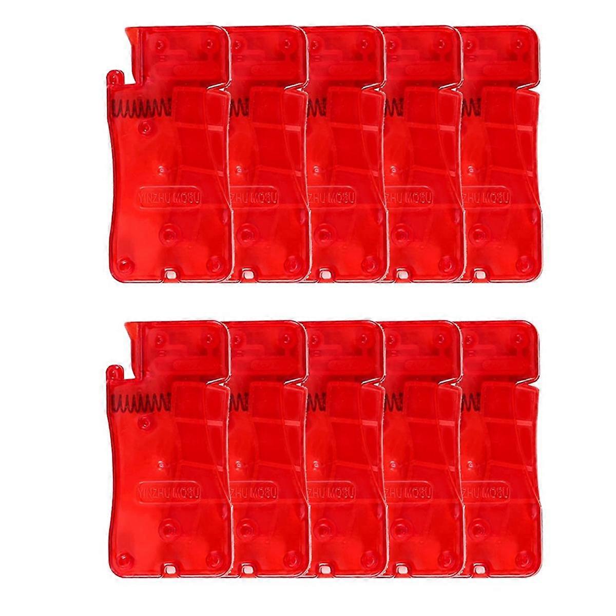 Auto Needle Threader for Hand Sewing, New Simple Needle Threader, Easy to Use Needle Threaders Tool,Red 10pcs