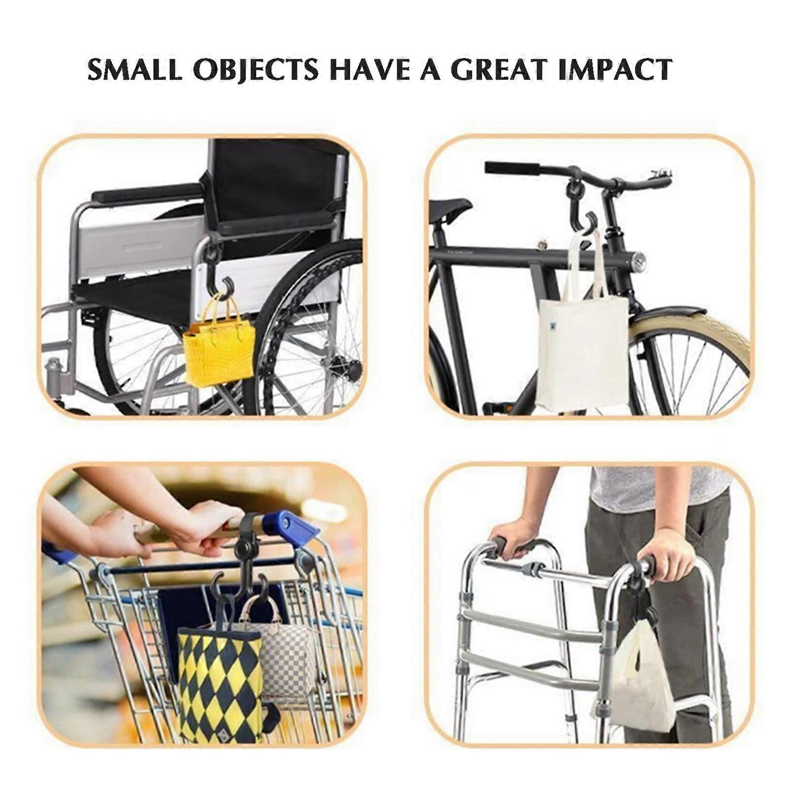 Stroller Hanging Bag Hooks Sturdy and Safe Stroller Hook Suitable for Strollers Wheelchairs