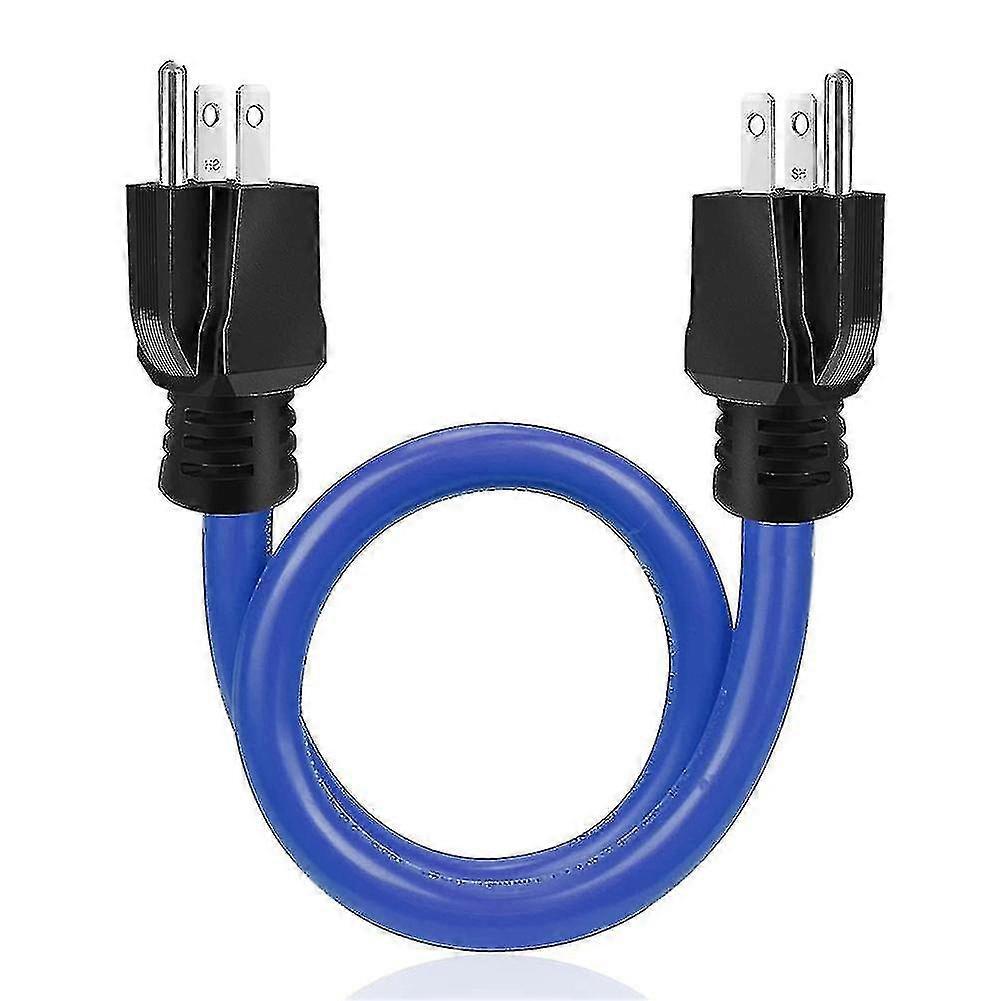 2023-3prong Double Extension Cord,generator Cord,male Extension Cord,transfer Switch Adapter Cord, 12awg 125v Us Plug-fg