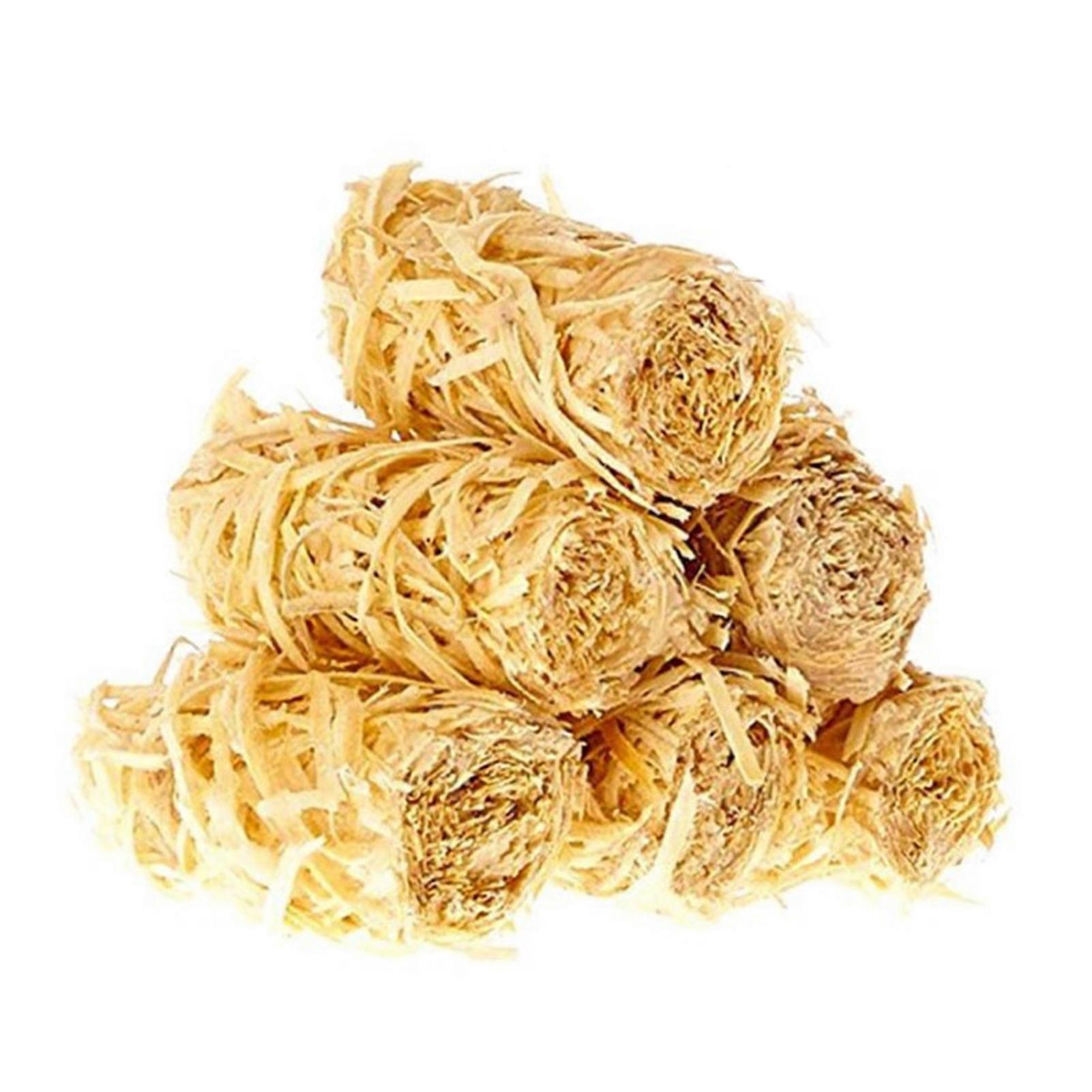 Wood Wool Lighter for Fireplaces Portable Flammable Lighter Stick for BBQ Grills