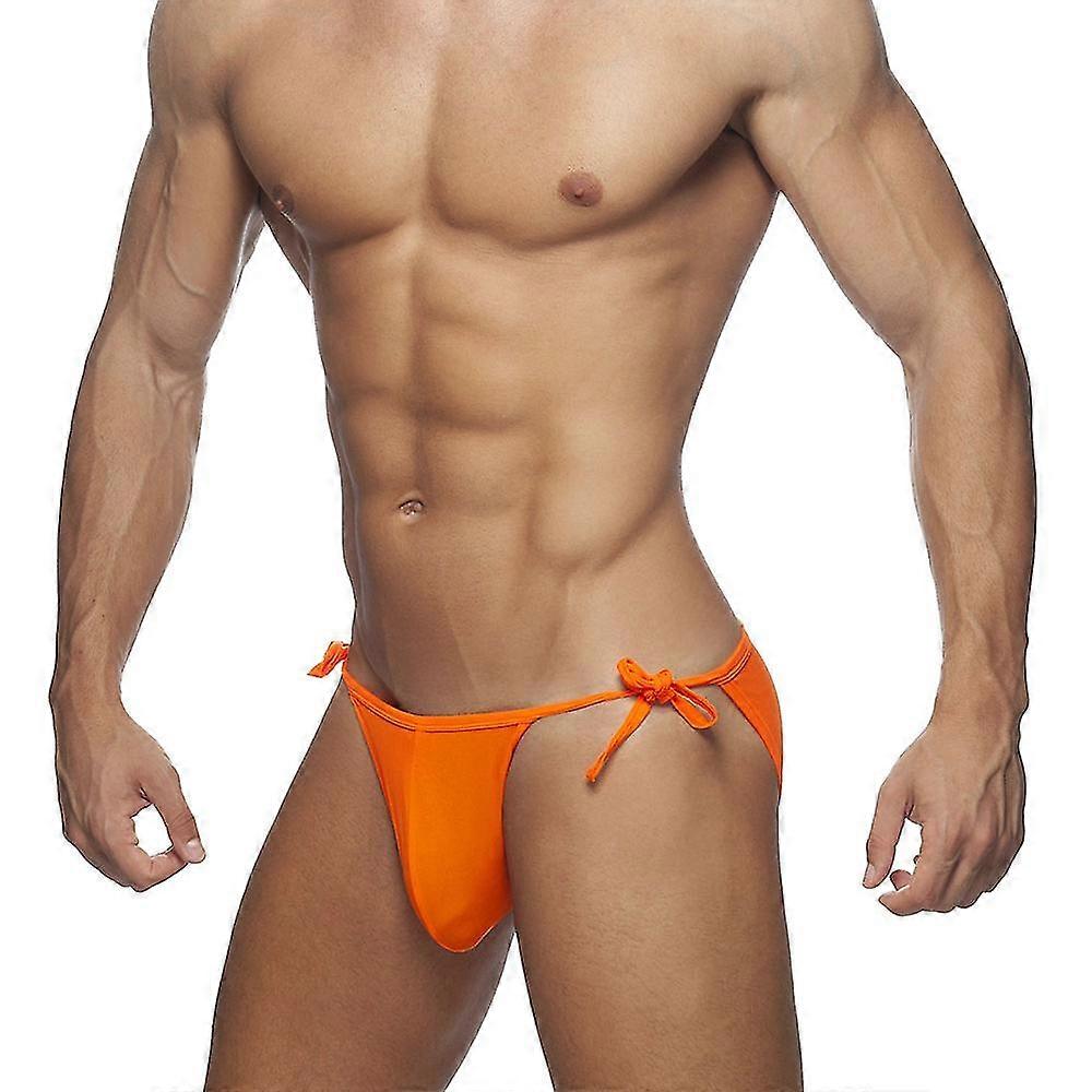 Sexy Mini Bikini Männer Low Rise String Bademode Solid String Badeanzug Unterwäsche Side Tie Swim Brief Mann Surf Badeanzug Beachwear