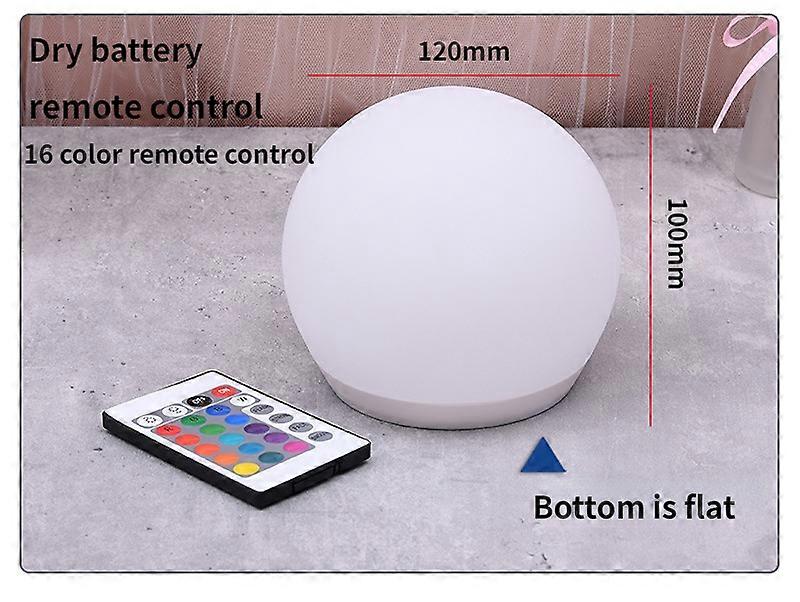 LED Sensor Night Light 16 Colors Remote Control Adjustable Brightness Infrared Intelligent Human Body Sensor Luminous Ball Light