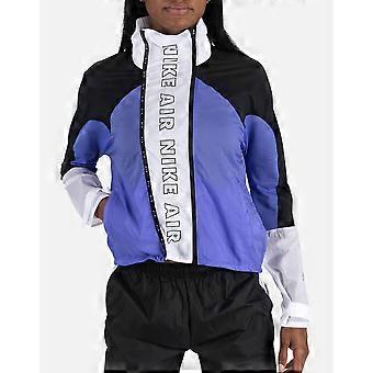 Nike Air Laufjacke mit durchgehendem Reißverschluss Lila/Schwarz-Weiß CJ1874-500 Damen