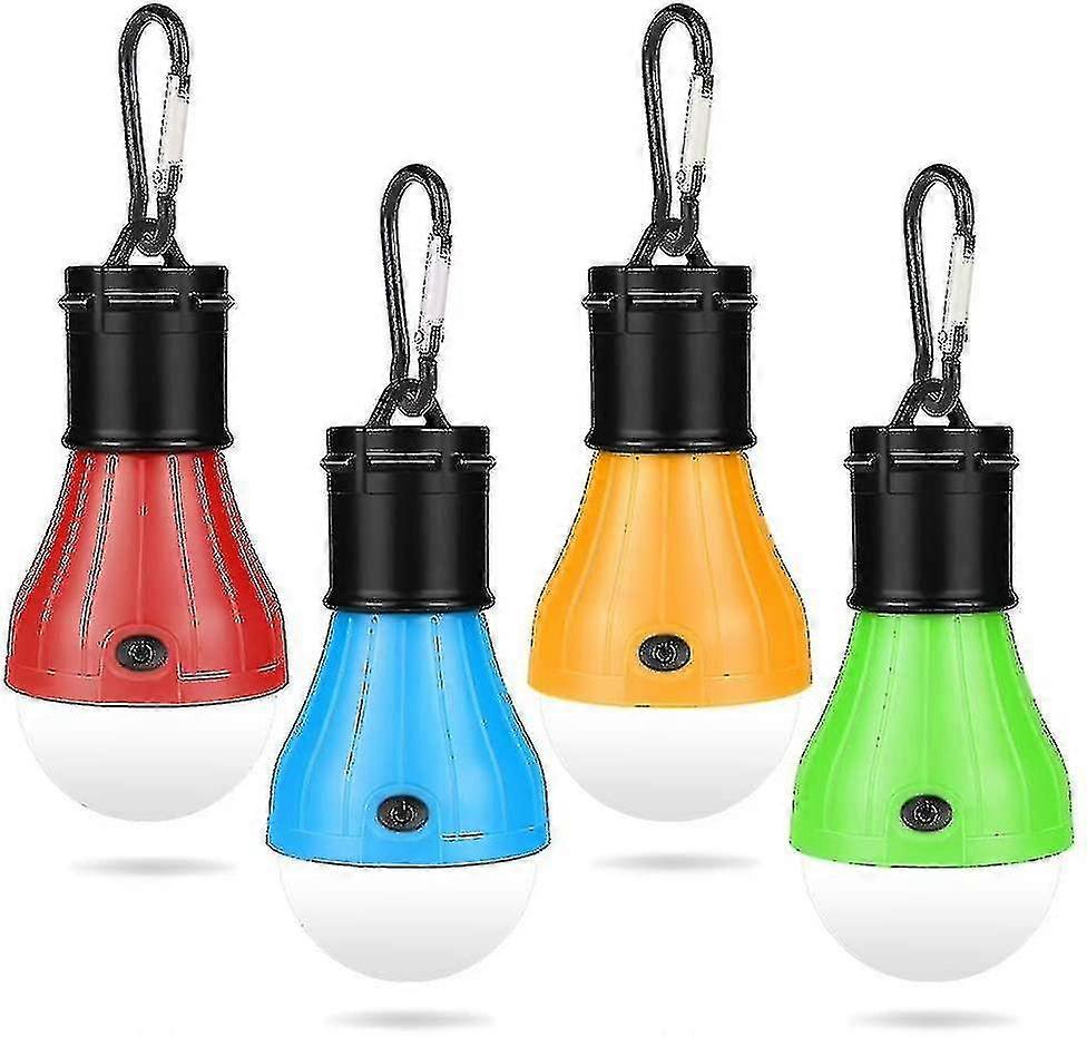 Led Camping Lamp Tent Lamp Light Bulb Set Emergency Light,4 Pcs