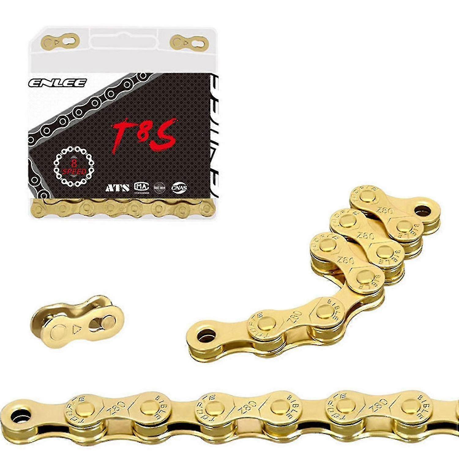 6 7 8 Speed Gold Bike Chain Bike Replacement Bicycle Chain Link Connectors Bicycle Supplies Z39879