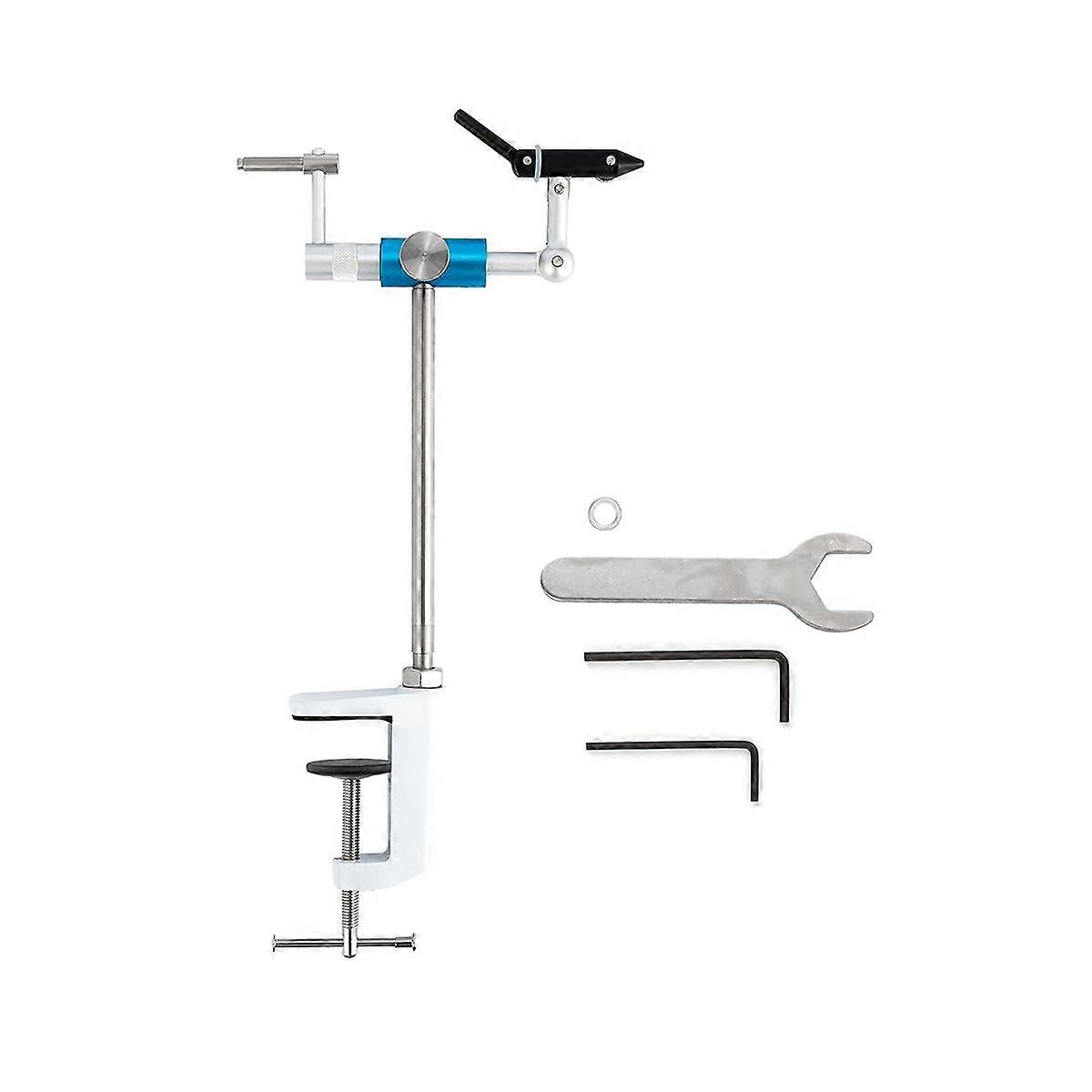 Rotaries Fly Tying Vise Fly Vise, Rotation Ultra Light Fly Tying Tools Jig Tying Vise C-Clamp Mount