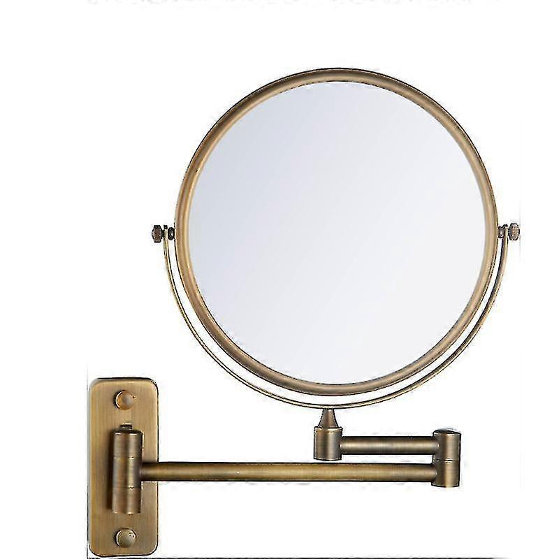 Nástenné make-up zrkadlo 3x zväčšovacie zrkadlo so 6/8 palcovým obojstranným 360swivel Vanity Mirror pre kúpeľňu