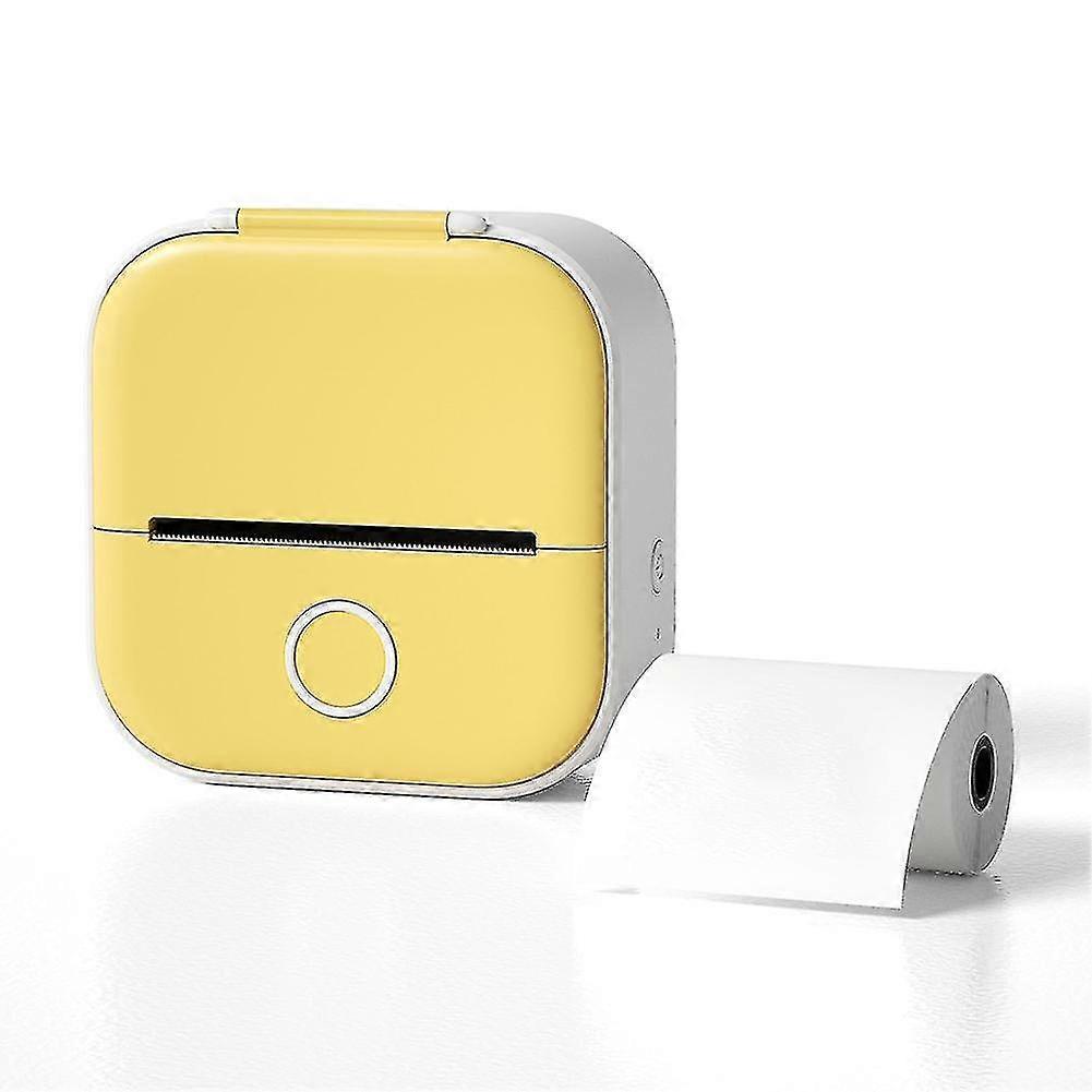 Mini vrecková tlačiareň Prenosná tepelná tlačiareň kompatibilná s Bluetooth Bezatramentová nálepková tlačiareň