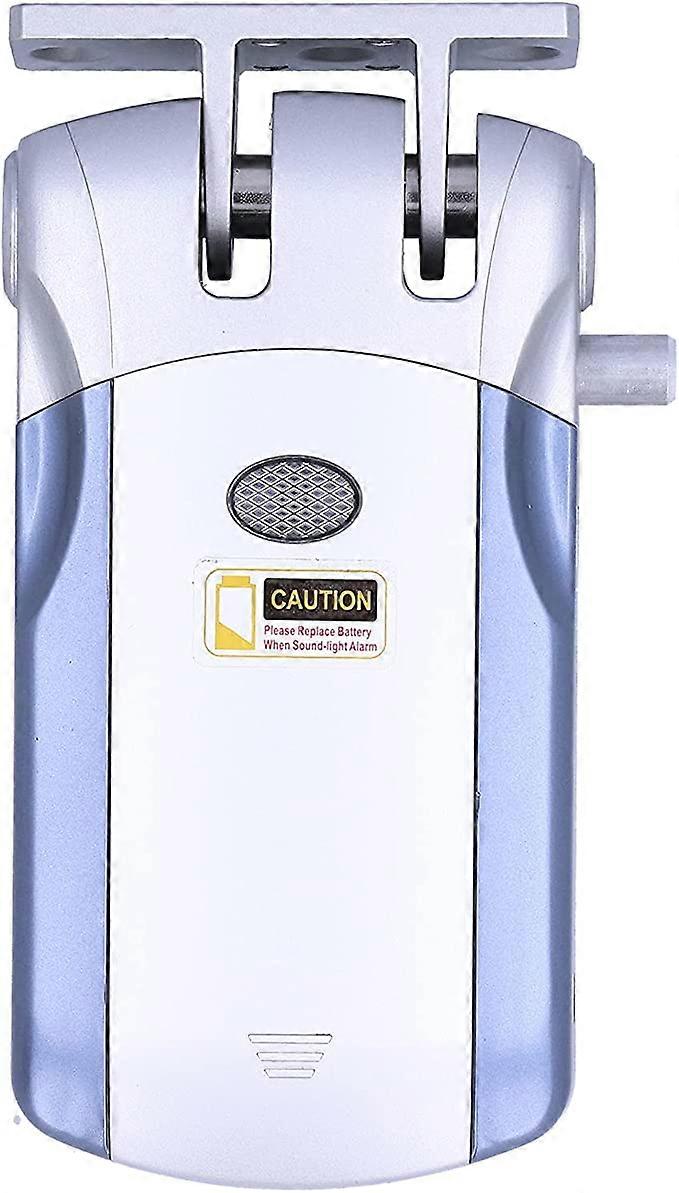 Smart Door Lock, Mobile Wifi Smart Door Lock, Invisible Keyless Remote Control Electronic Lock with 4 Remote Control