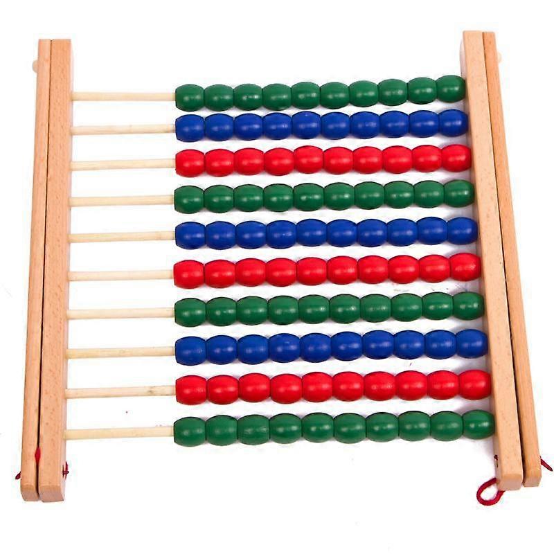 lassic Wooden Educational Counting Toy, 100 Beads