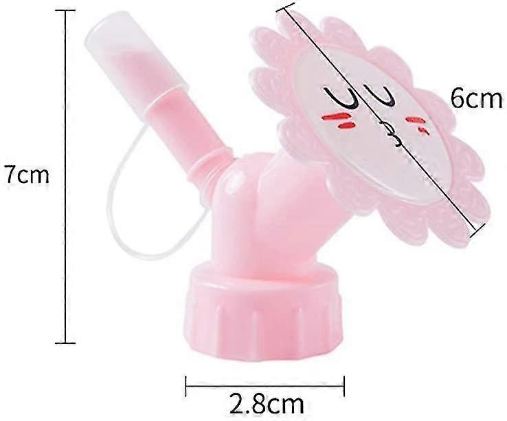 2pcs 2 In 1 Plastic Watering Nozzle For Garden Watering Cans