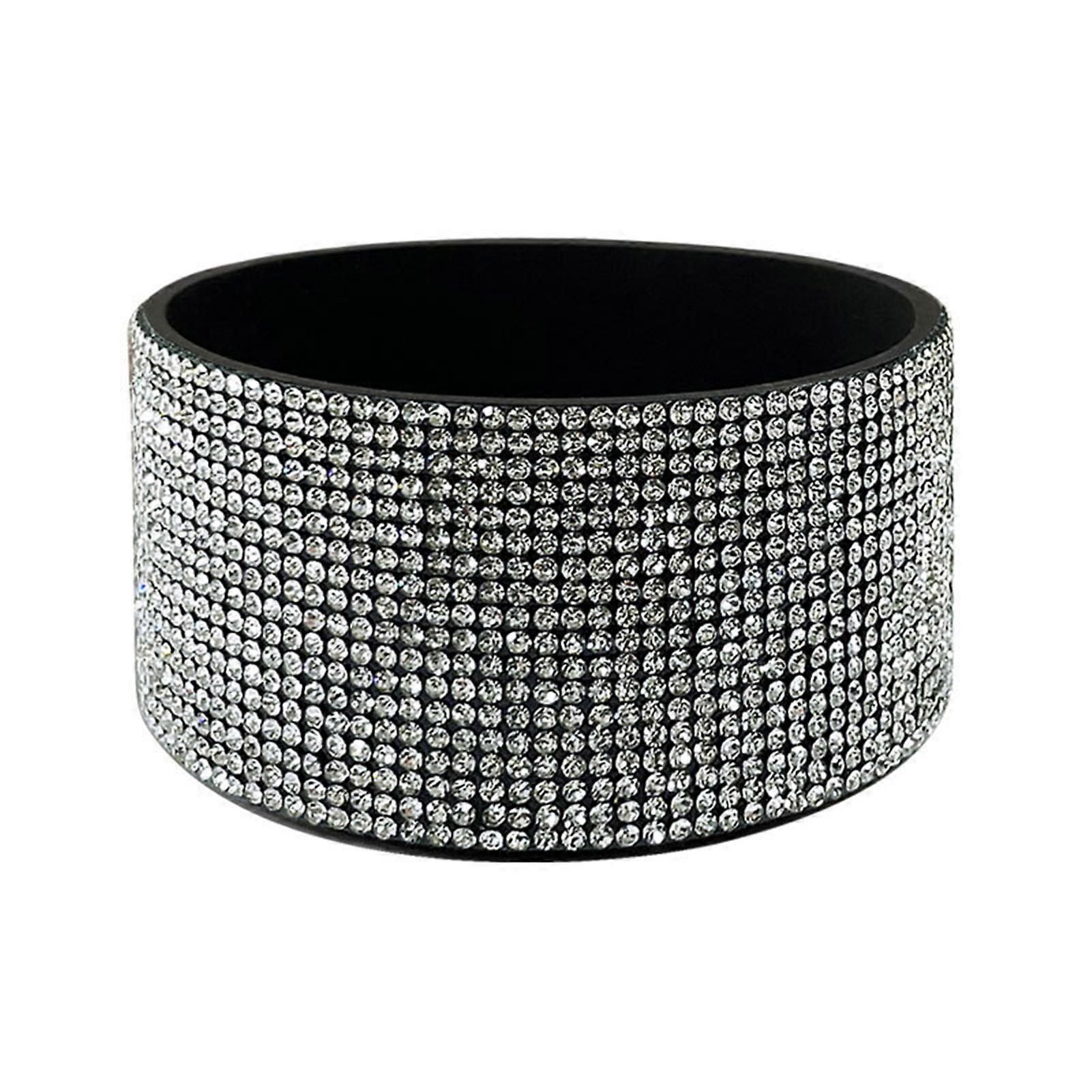 Diamond Glitter Silicone Boot for Cup 20-40oz Anti-Slip Sleeve for Water Bottles Stylish Protective Trapezoidal Cylinder Base Cover