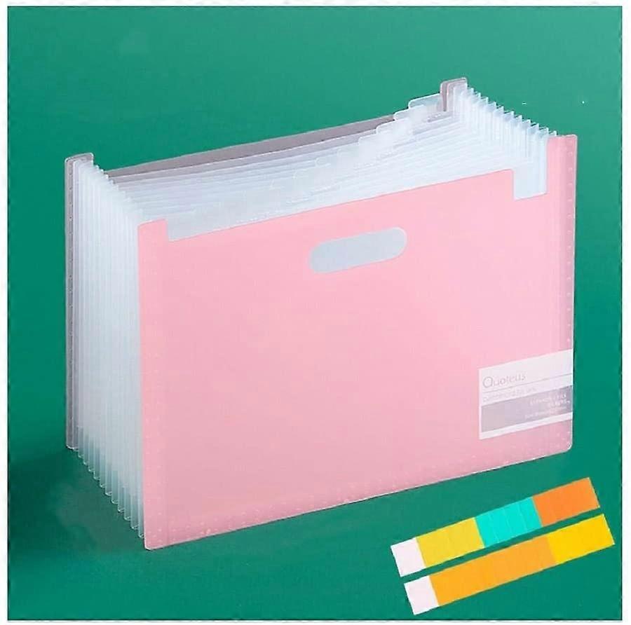 Multilayer Student Folders, Sorted Label Storage Box Organizer Bag