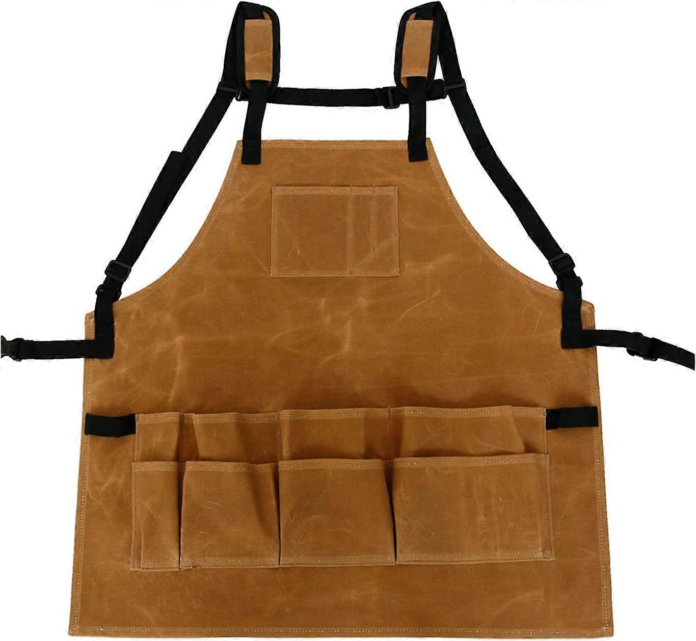 Garden Tools Apron, Adjustable Waist Apron with Pockets