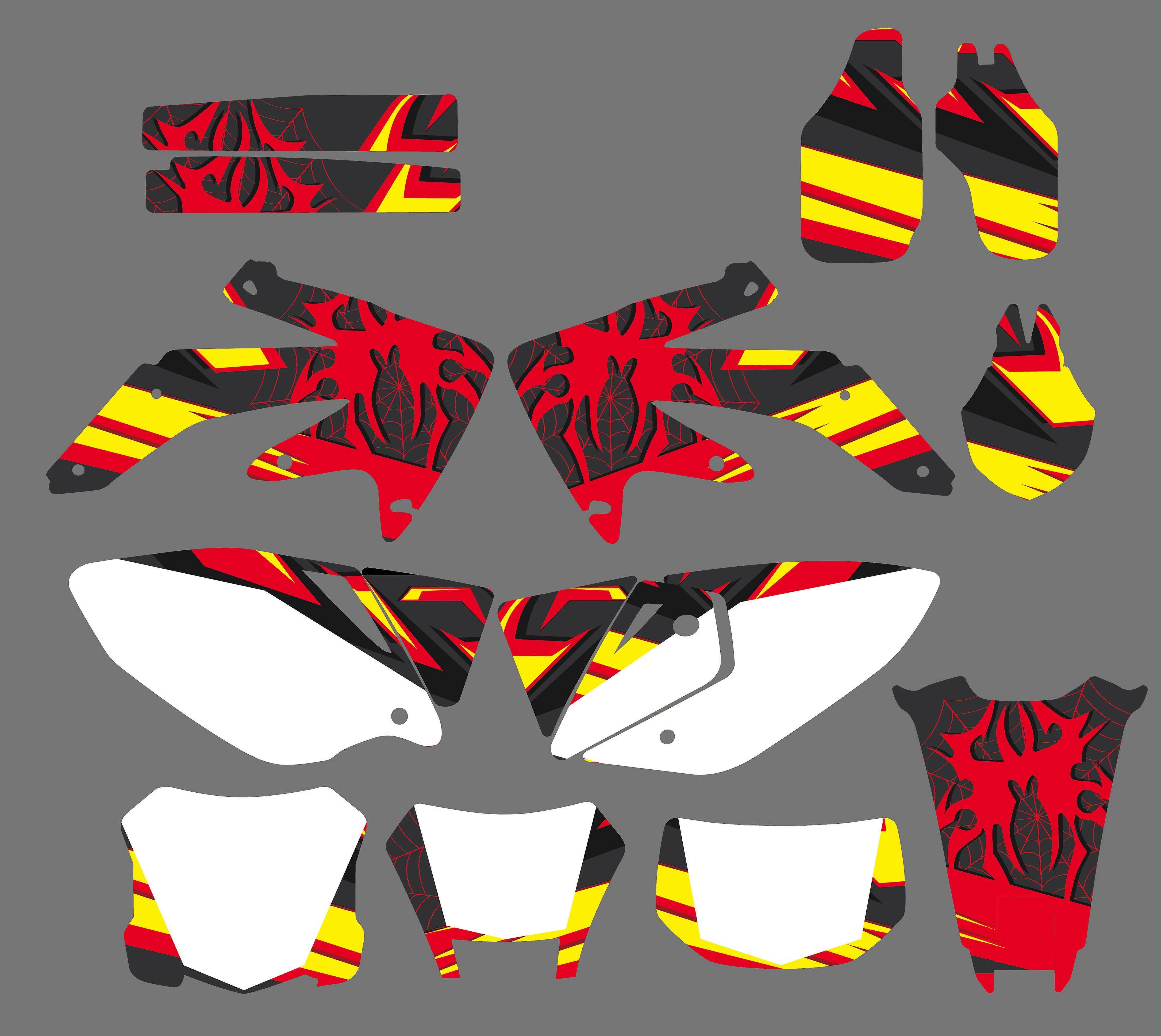 Kit Graphique Pour Honda CRF 450R (2013-2016) - Stickers Vinyle NitroMX
