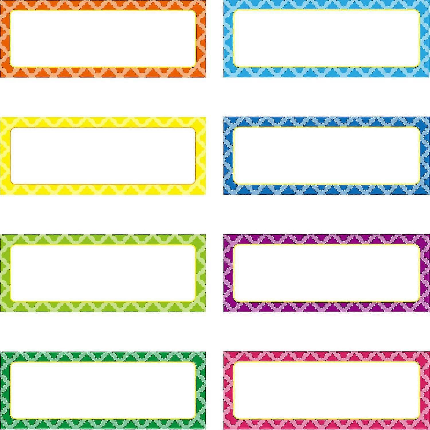 40 Pieces Magnetic Dry Erase Labels 3 X 1.2 Inch Name Plate Labels Writable Flexible Magnet Name Tags Sticky Labels And Stickers For Whiteboards Refri