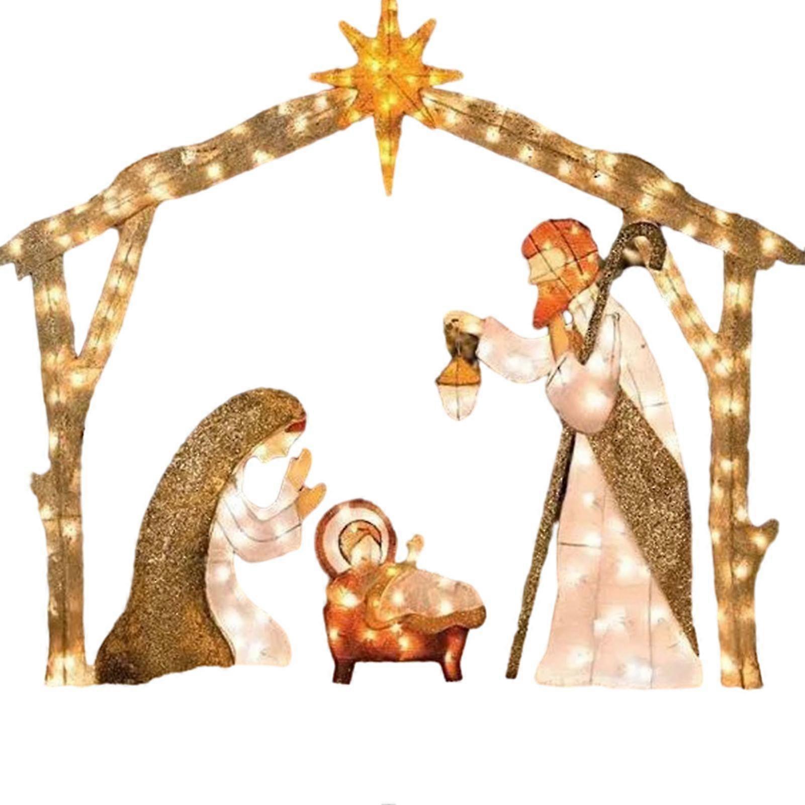 Nativities Scene Artwares Colorful Personalized Ornament For Outdoors