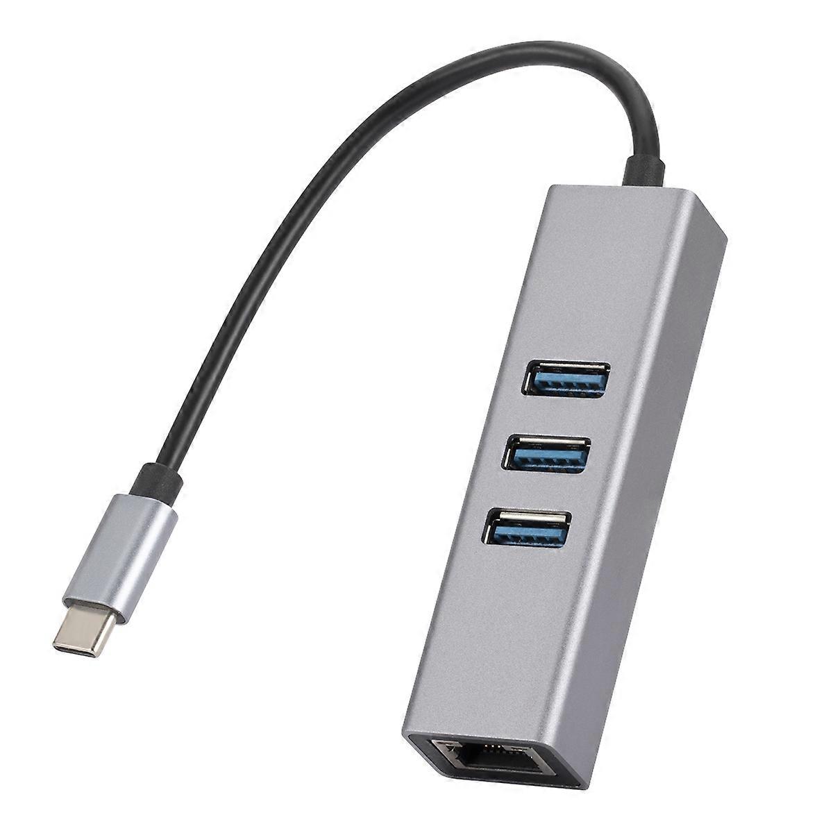 USB-C / Type-C to RJ45 & 3 x USB 3.0 Adapter Converter USB-C / Type-C to RJ45 & 3 x USB