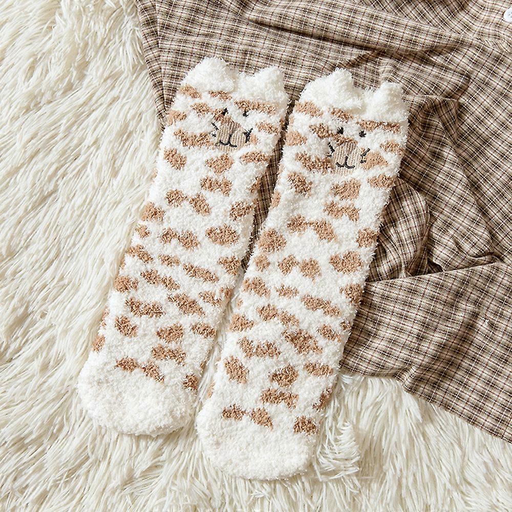 Womens Fuzzy Socks Cozy Fluffy Slipper Socks Cute Soft Winter Warm Sleep Socks
