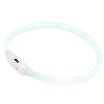 LED Dog Collar Rechargeable USB Luminous Necklace for Night Safety Walking