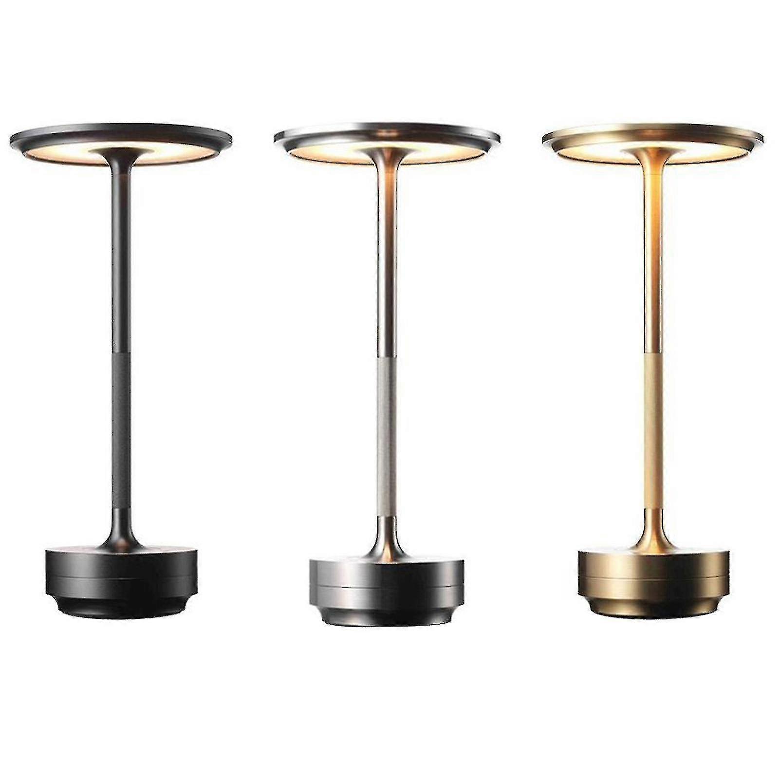 Cordless Table Lamp Dimmable Rechargeable Waterproof Desk Light,touching Control Gatsby Crystal Lamp