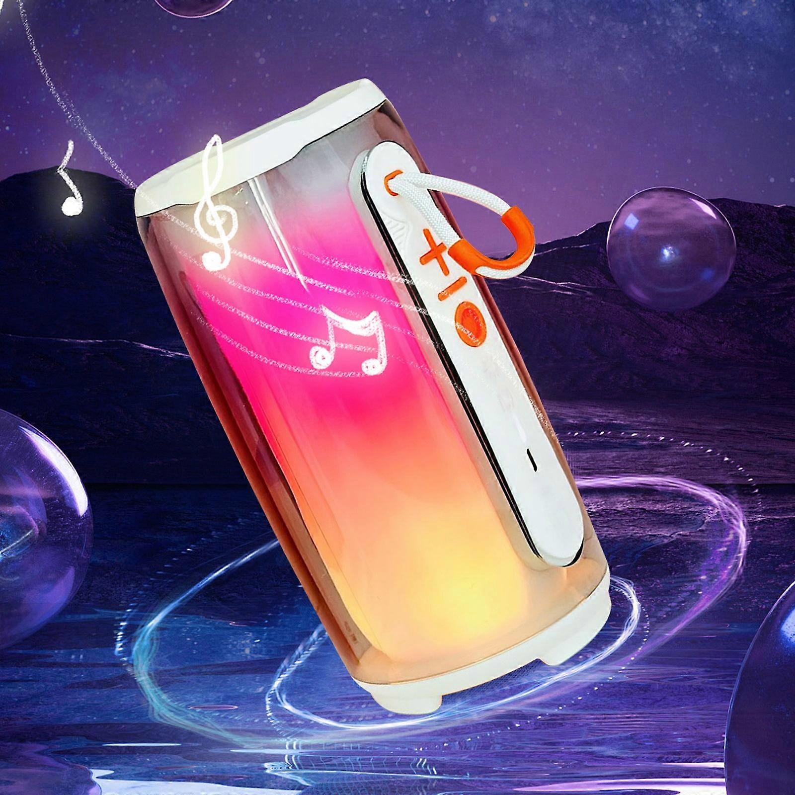 Nuovo PLUSE6+ Altoparlante Bluetooth pulsante Desktop Luci RGB a schermo intero per esterni Abbagliante Audio wireless Audio per esterni