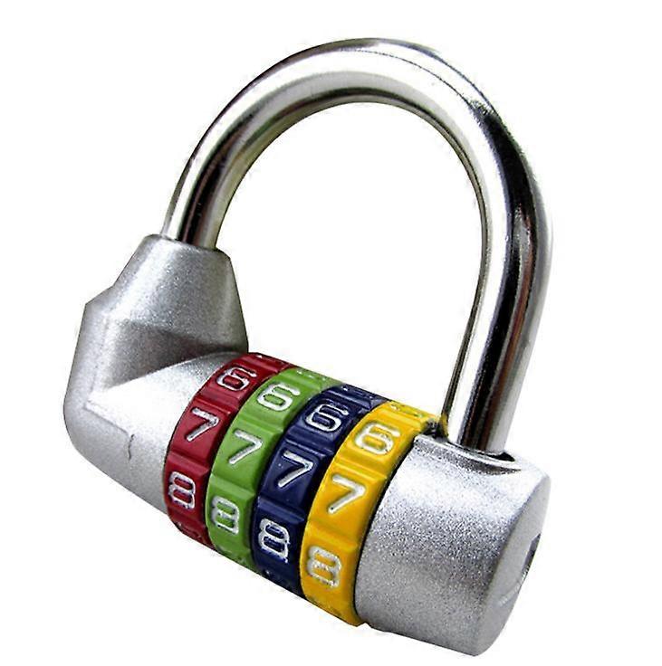 4輪デジタルコードロックドアと窓ジムの引き出し盗難防止ロック色小さな南京錠キャビネットロック