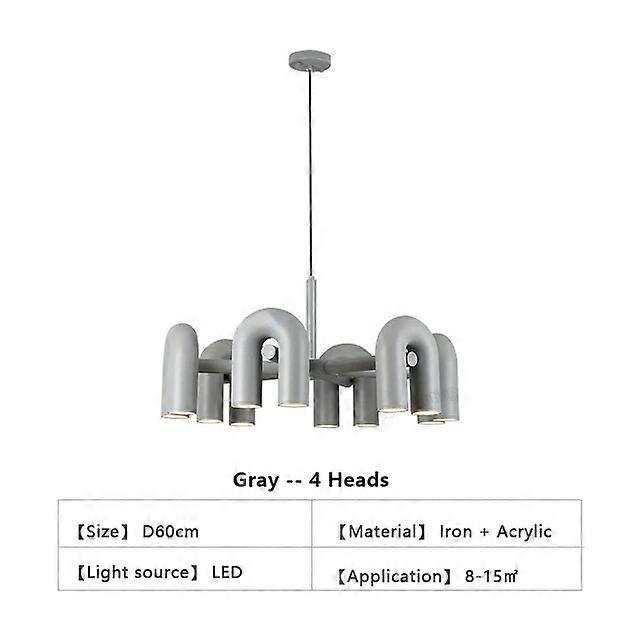 Nordic U Led Ceiling Chandelier Multiple Colors for Table Dining Room Child Bedroom Pendant Lighting Home Decor Design Fixture