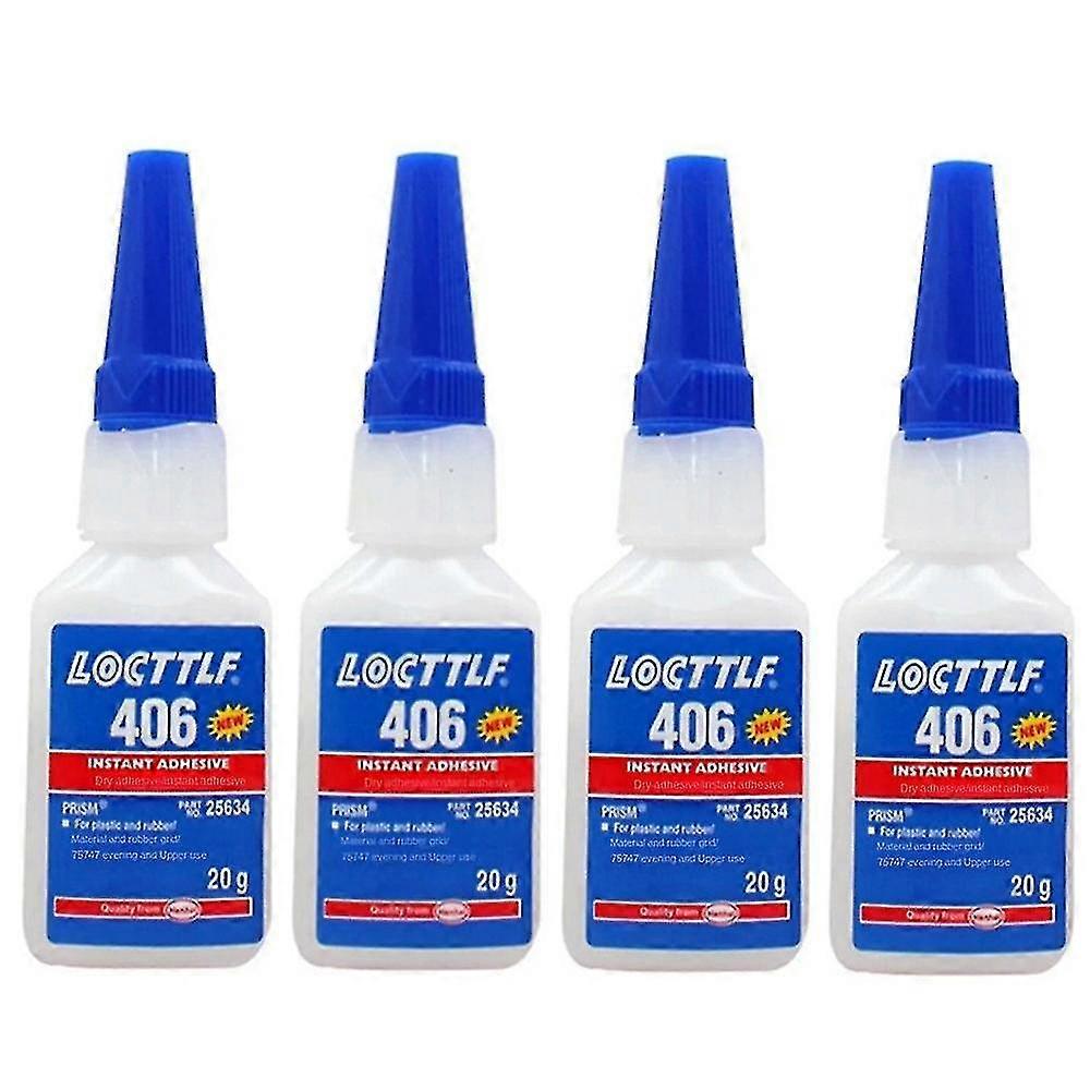 4pcs Loctite 406 Glue Plastic Metal