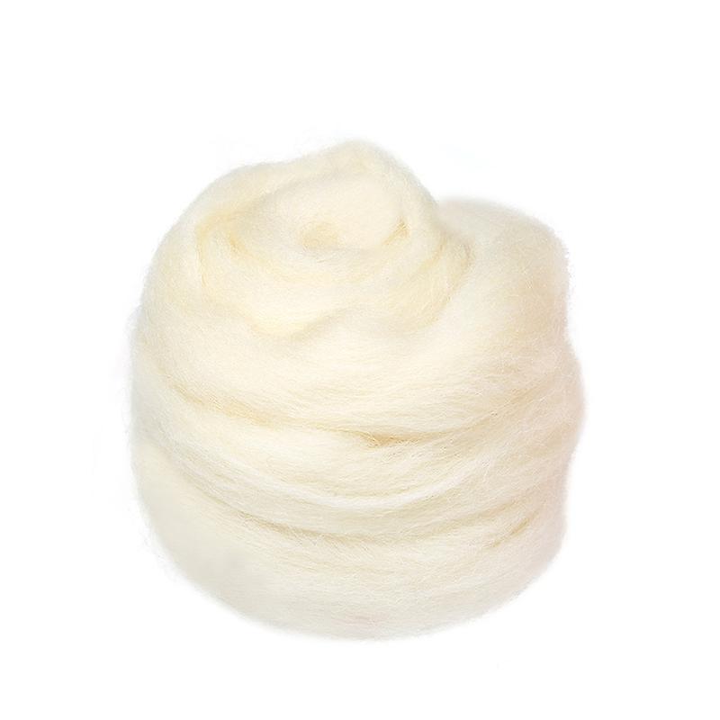 Fenrry 48 Colors 5g10g20g50g Wool Felt Fibre Soft Roving Wool Fibre DIY ...