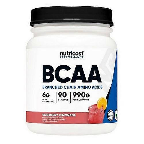 Nutricost BCAA Powder Raspberry Lemonade ,90 Servings