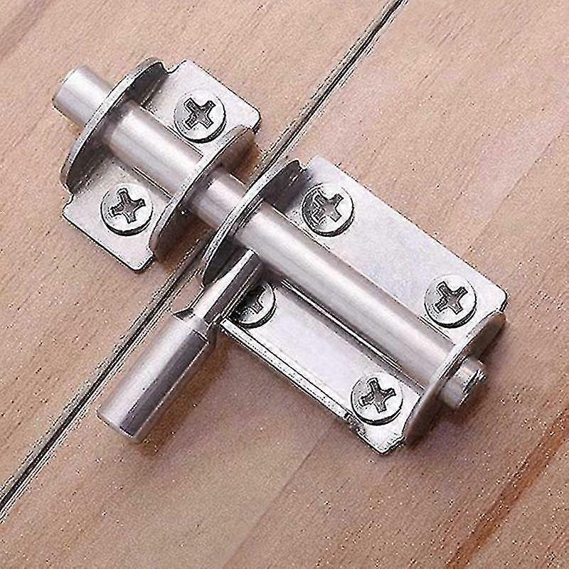 ステンレススチールドアラッチソリッドスライドボルトロックラッチ家庭用ハードウェアドア安全トイレドアロック