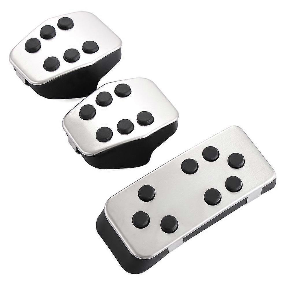 Car Styling Pedal Pads Cover Manual For Ford Focus 2 3 4 MK2 MK3 MK4 RS ST Kuga Escape 2005-2017