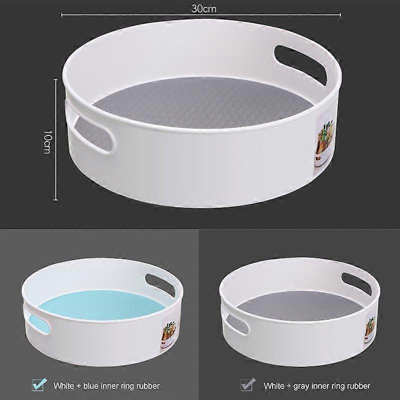 Multi-function Storage Rack Fruit Storage Tray Anti-skid Rotating Storage Tray Cosmetic Storage Box Space Saving Storage Box