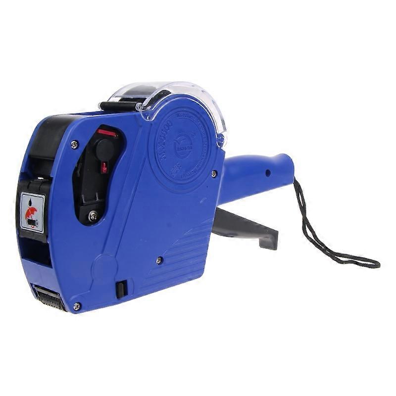 8 Digits Handheld Price Label Gun Plastic Tag Labeller Machine 21x12mm Label Machine Lable For Supermarket Shopping Mall