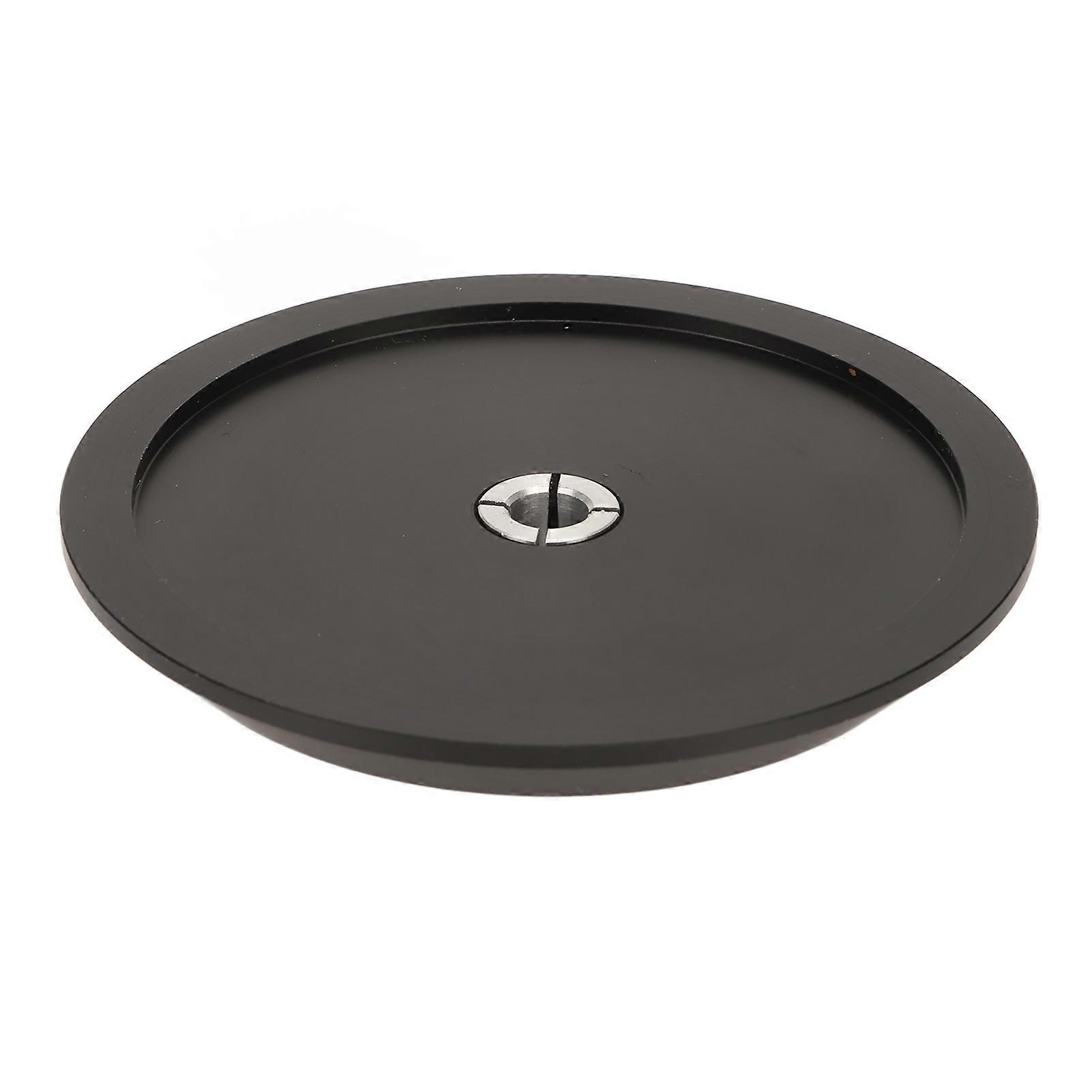 LP Record Weight Stabilizer Noise Reduction Portable Universal Turntable Disc Record Clamp for Vinyl Record Players Black