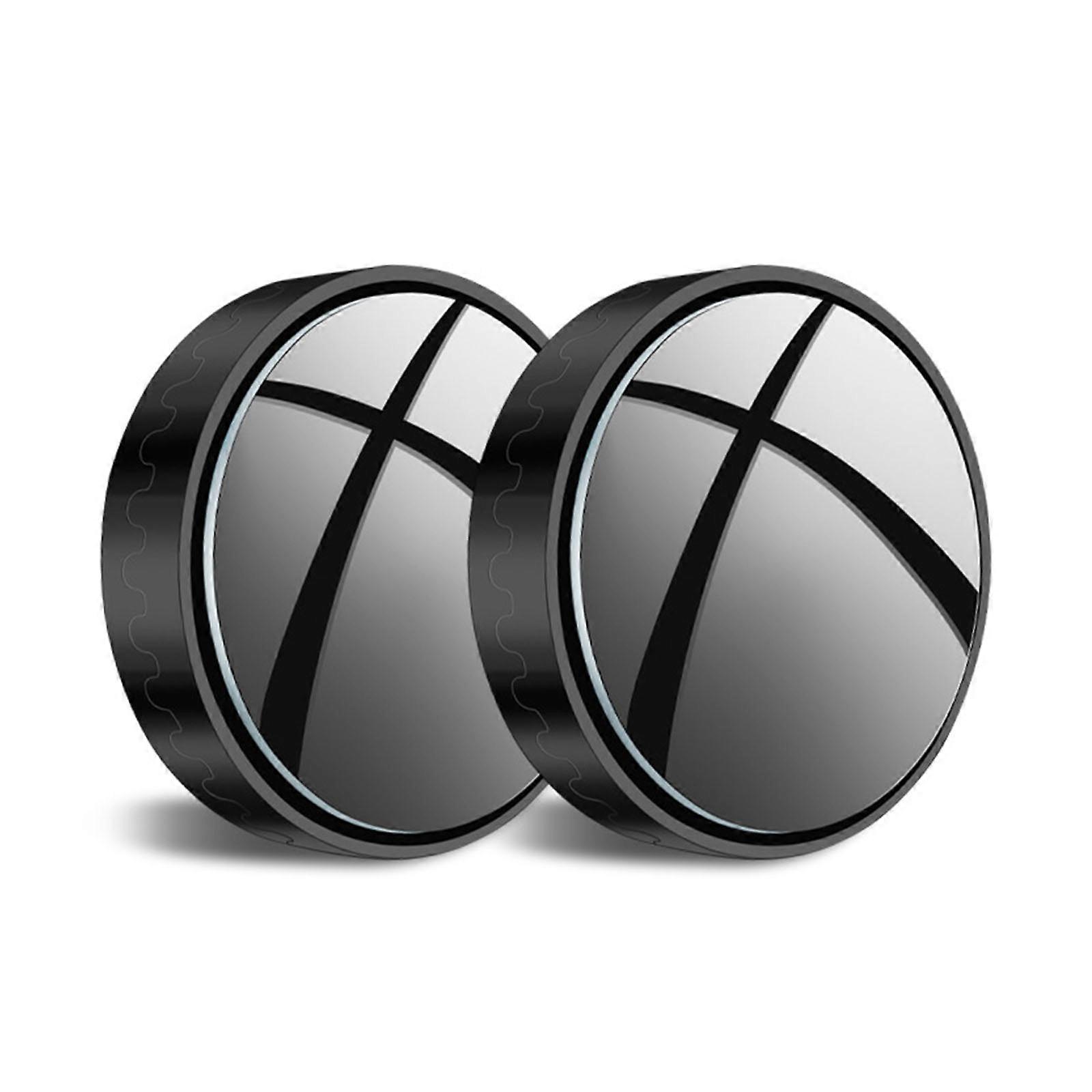 2Pcs Blind Spot Mirrors Round HD Glass Convex 360 Side Rear View Mirror for Car,100% New