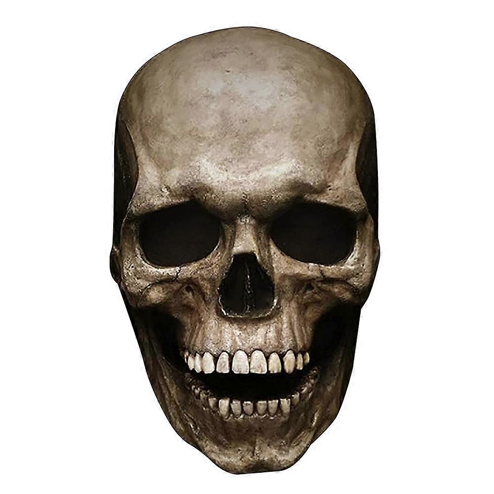 Fancy Party Full Head Skull Mask Carnival Halloween Latex Prop Headgear