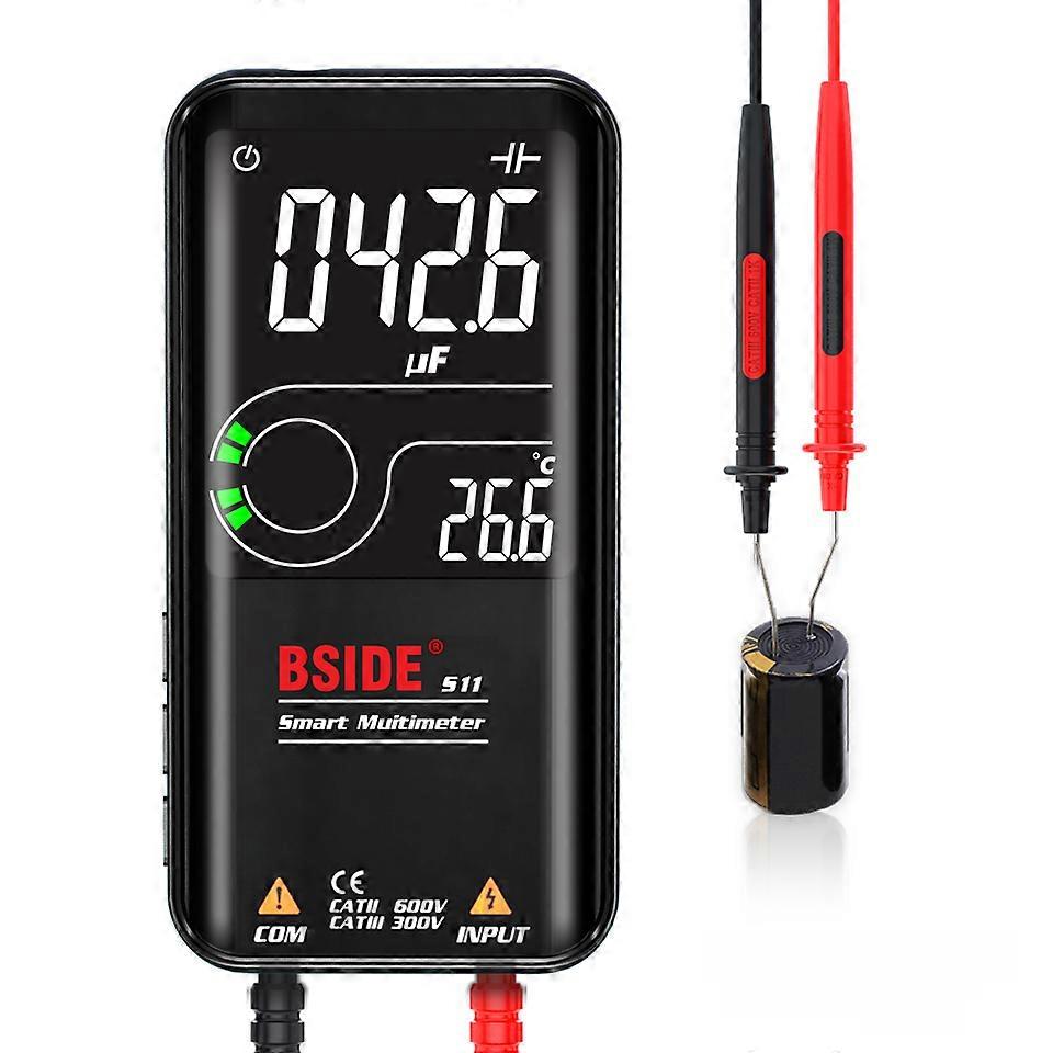 S11 Digital Multimeter Color LCD Display 9999 counts AC/DC Voltage Capacitor Ohm Diode NCV Hz Tester