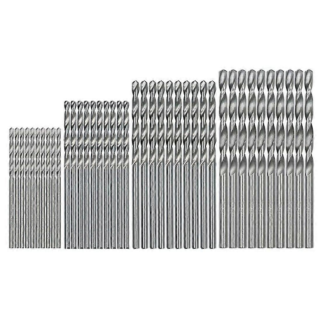 40pcs Titanium Twist Drill Bit Set,cobalt Metric Drill 0.5mm - 2.0mm For Metal,stainless Steel Sets