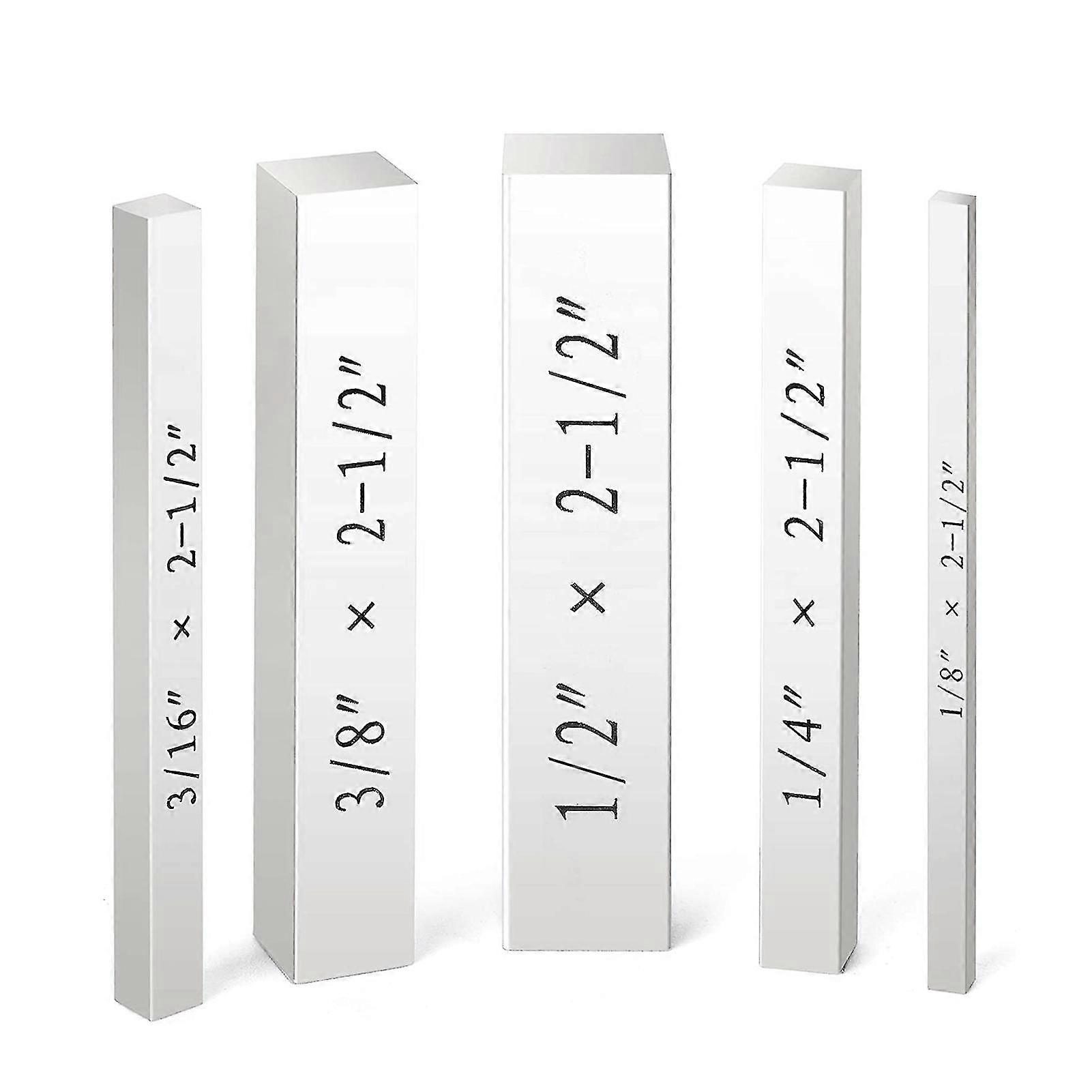 Set-up Blocks Set 5pcs Gauge Blocks High Precision With Engraved Size Markings Machinist Tool Woodworking Tool For Precise Height Distance Setup