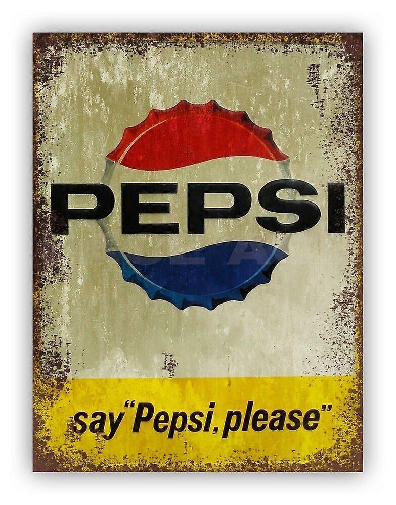 Ρετρό Pepsi Cola Style Metal Garage Sign Garden Bar Κουζίνα Restaurant Mode-363