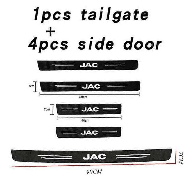 Car Door Sill Tailgate threshold protection sticker For JAC J3 J4 J7 JS2 JS3 JS4 KR1 REFINE S2 S3 S4 S5 S7 Accessories
