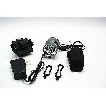 Bike Lights, 7000 Lumens 5 LED, Waterproof Mountain Bike Front Light with Rechargeable Battery, 3 Modes Front Bike Light for Cycling Safety