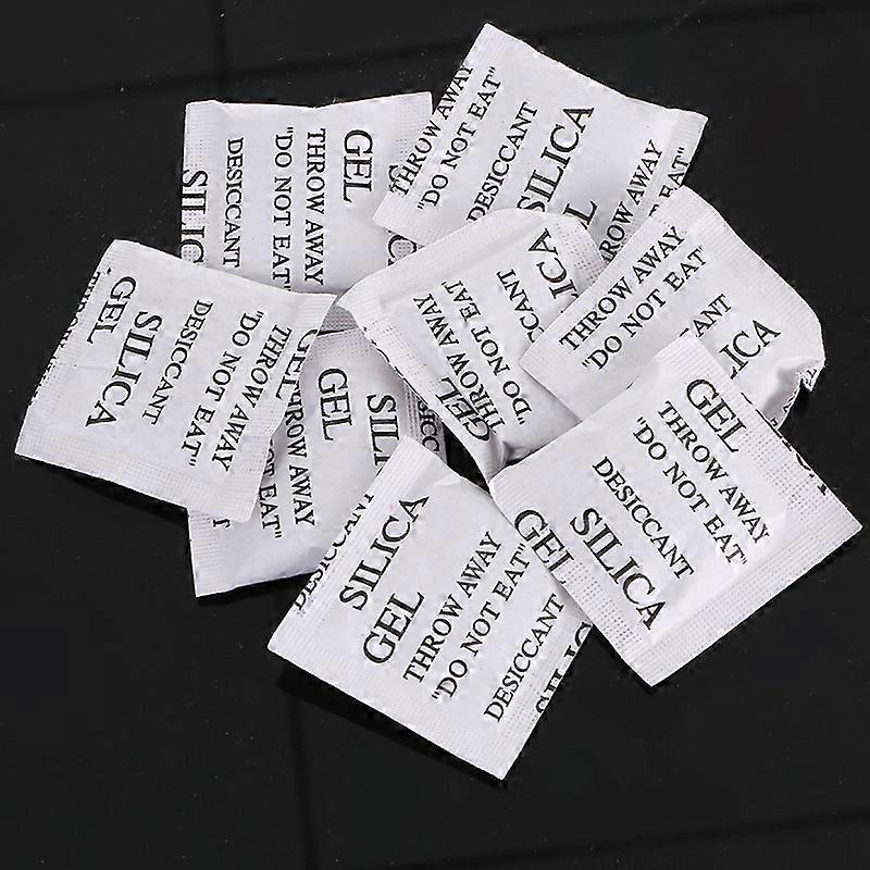 Desiccant Bags, 200 Packs x 1g Silica Gel Sachet Packet Moisture Damp Absorber Dehumidifier Mildew Odors