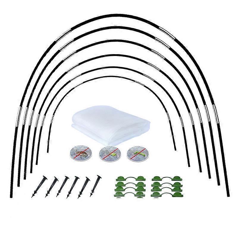 Garden Netting Kit, Greenhouse Covers Bird Netting for Garden Protection for Raised Beds Vegetable